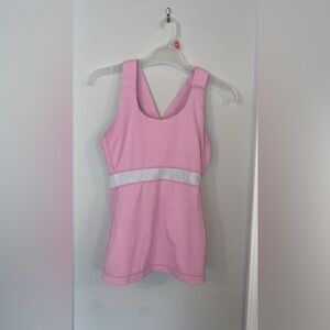 Lulu lemon cross back, built in bra top